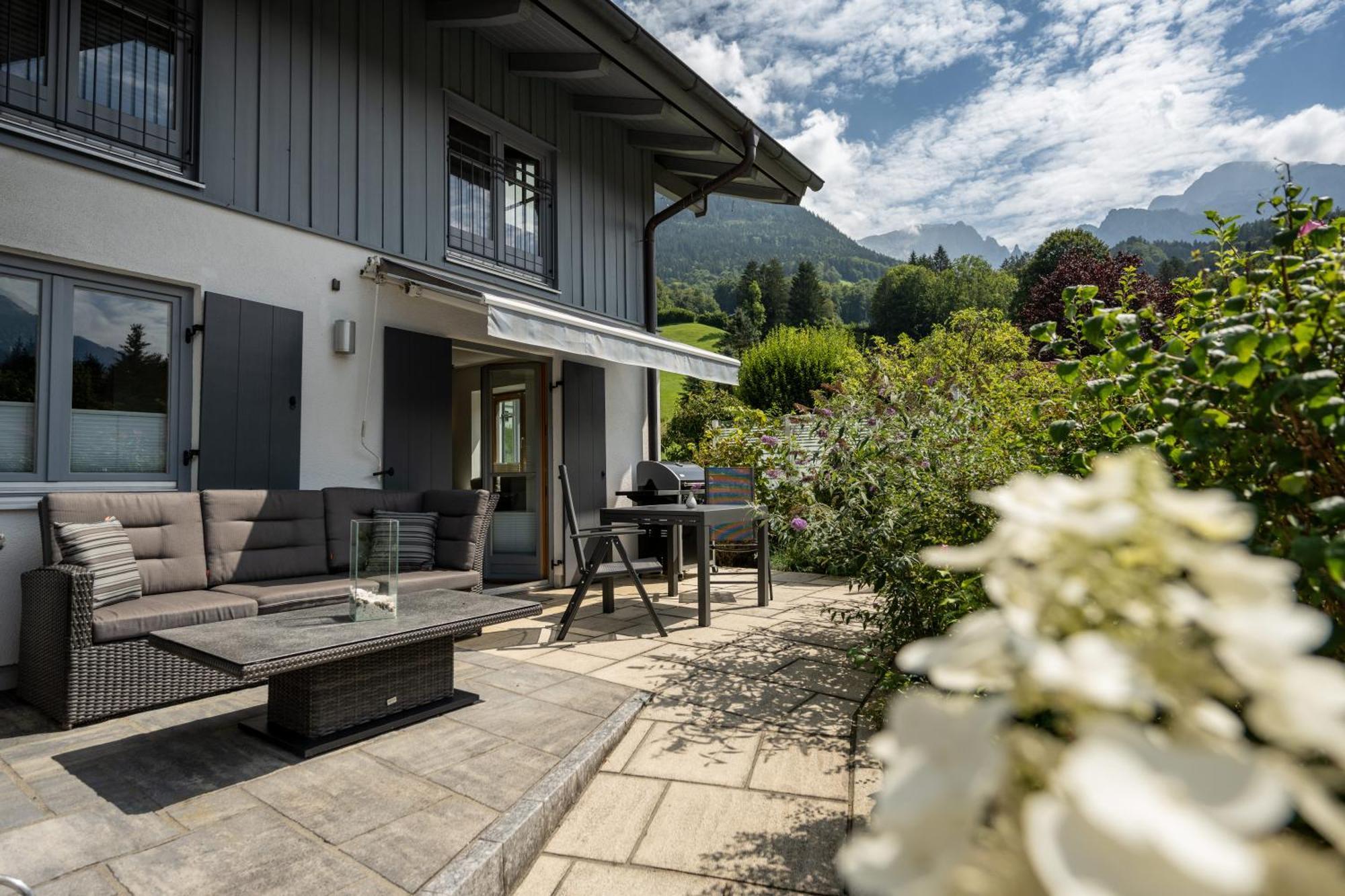 Ferienwohnung Marianne Bergpanorama Fuer Paare 60Qm Berchtesgaden Esterno foto